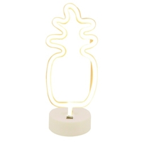 LED Neon Light Petite Lampe de Stalle de Nuit Lampe USB + Batterie Double Usage 5 Styles Disponibles