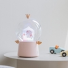 Led Night Light Music Box Enfants Chambre Rêveuse Musique Boule De Cristal Lampe De Chevet