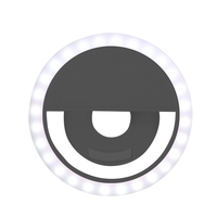 Led Selfie Light Circle Flash Fill Clip Lampe de caméra Portable Dimmable Lumière supplémentaire pour téléphone portable et tablettes