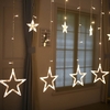 Led String Lights Maison Chambre Fenêtre Rideau Fête De Noël Festival De Mariage Décoratif String Lampe