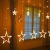 Led String Lights Maison Chambre Fenêtre Rideau Fête De Noël Festival De Mariage Décoratif String Lampe