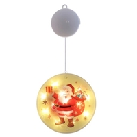 Led Sucker lumières décoratives lampe de Noël lumières de fête de batterie de Noël