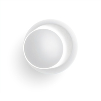 LED Wall Lamp 360 Degree Rotatable Round Crescent Wall Light