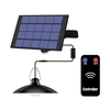 LEDs solaire suspendu lumière extérieure IP65 étanche solaire alimenté lampe avec télécommande pour porte cour voie