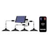 LEDs solaire suspendu lumière extérieure IP65 étanche solaire alimenté lampe avec télécommande pour porte cour voie