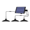 LEDs solaire suspendu lumière extérieure IP65 étanche solaire alimenté lampe pour porte cour voie