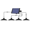 LEDs solaire suspendu lumière extérieure IP65 étanche solaire alimenté lampe pour porte cour voie
