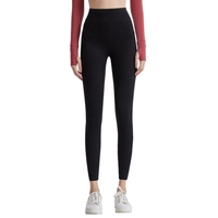 Legging extensible pour femmes avec poches Pantalon de yoga de danse taille haute coupe slim