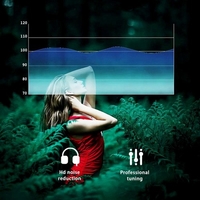 Lenovo HD300 sans fil BT5.0 casque réduction du bruit casque stéréo Hi-Fi qualité sonore 40 mm unité de klaxon pour téléphone tablette noir
