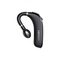 Lenovo HX106 casque BT sans fil casque unique oreille HiFi qualité sonore HD réduction du bruit des appels écouteurs pour la conduite de réunion