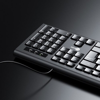 Lenovo Lecoo CM101S filaire clavier souris Combo ergonomique clavier souris ensemble Plug and Play large compatibilité noir