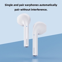 Lenovo LP50 BT 5.0 Écouteurs Casque sans fil BT Écouteur avec micro Écouteurs étanches à isolation phonique Charge rapide Couplage rapide Casque de sport intra-auriculaire Boîte de chargement Commande tactile