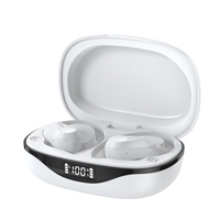 Lenovo LP75 BT5.3 vrai casque sans fil avec micro oreille-crochet sport casque anti-transpiration écouteurs in-ear écouteurs boîte de charge affichage de la batterie