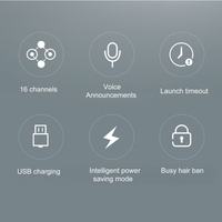 Lenovo N7 talkie-walkie 16 canaux émetteur-récepteur FM professionnel Radios bidirectionnelles portables Rechargeables avec batterie et Dock de charge