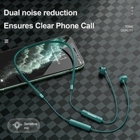 Lenovo SH1 Écouteurs Sans Fil Bluetooth 5.0 Casque IPX5 Étanche Magnétique Tour De Cou Écouteurs Sport Casque Avec Micro