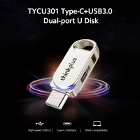 Lenovo thinkplus TYCU301 32GB Type-C USB3.0 Double port U Disque Haute vitesse Métal USB Flash Drive Type-C Smart Phone PC Laptop