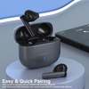 Lenovo TW50 True Wireless Headphones BT5.3 Écouteurs de musique intra-auriculaires Casque de jeu à suppression de bruit Écouteurs de sport Contrôle tactile avec étui de chargement pour micro