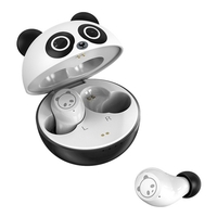 Lenovo X15 True Écouteurs sans fil BT Écouteurs intra-auriculaires mignons avec couplage automatique / Contrôle tactile intelligent / Son HiFi Casques animaux colorés