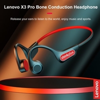 Lenovo X3 Pro casque à conduction osseuse sans fil BT5.3 écouteur casque de sport de plein air étanche mains libres avec microphone