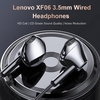 Lenovo XF06 3.5mm casque filaire casque intra-auriculaire musique stéréo écouteurs téléphone intelligent écouteurs contrôle en ligne avec Microphone