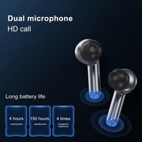 Lenovo XG01 Earphones Wireless Bluetooth 5.0 Headphone Gaming Headsets HiFi Sound Built-in Mic Earbuds with LED Light