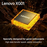 Lenovo XG01 Earphones Wireless Bluetooth 5.0 Headphone Gaming Headsets HiFi Sound Built-in Mic Earbuds with LED Light