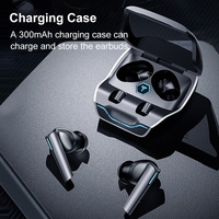 Lenovo XG02 BT5.0 véritable casque de jeu sans fil à faible latence casque de sport contrôle tactile avec micro 300mAh étui de chargement