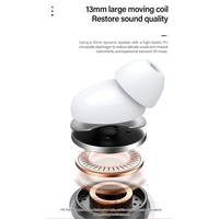 Lenovo XT90 casque sans fil BT écouteurs de sport intra-auriculaires étanche à la transpiration casque à faible latence avec contrôle tactile blanc