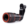 Lentille de télescope de téléphone portable à objectif 12x zoom universel pour caméra HD