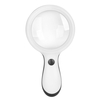 Lentille en verre grossissante éclairée par loupe 10X grand diamètre 88mm avec des lumières LED chaudes et froides pour la lecture