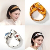 Les femmes bandeaux vintage tête turban élastique enveloppent belle bande de cheveux léger Hairlace élégant