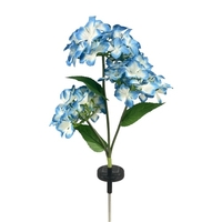 Les fleurs solaires allument les lumières réalistes décoratives de piquets de fleur d