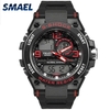 Les hommes élégants sports multi-fonction montre étanche électronique montre-bracelet à double affichage