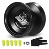 LESHARE Aluminium Yoyo Ball compétitif Yo Yo avec des cordes de roulement et gant