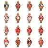 Lettres de la veille de noël étudiante de mode festive tendance féminine fermoir magnétique or coquille montre montre à Quartz 10