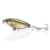 Leurre de pêche rotatif doux de 3, 0 pouces / 0, 2 oz leurre de pêche bionique avec hameçon triple leurre artificiel réaliste flottant pour achigan brochet d