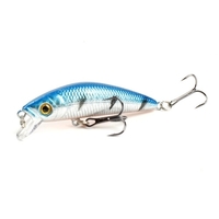 Leurres de pêche Appâts de basse durs Leurres réalistes Crankbait Yeux de pêche 3D avec 6 crochets