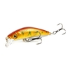 Leurres de pêche Appâts de basse durs Leurres réalistes Crankbait Yeux de pêche 3D avec 6 crochets