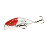 Leurres de pêche Appâts de basse durs Leurres réalistes Crankbait Yeux de pêche 3D avec 6 crochets