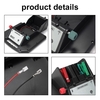 LFR050 0, 5 Joule Portable Solar Powered Clôture Électrificateurs Recharger Panneau Bétail Clôture Électrique pour 20 Miles Extérieur Porcs Chevaux Clôture IP66 Wateproof