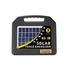 LFR050 0, 5 Joule Portable Solar Powered Clôture Électrificateurs Recharger Panneau Bétail Clôture Électrique pour 20 Miles Extérieur Porcs Chevaux Clôture IP66 Wateproof