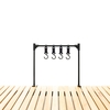 Léger pliant Camping batterie de cuisine étagère suspendue étagère Portable extérieur barbecue outil vêtements stockage cintre support support