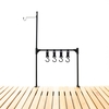 Léger pliant Camping batterie de cuisine étagère suspendue étagère Portable extérieur barbecue outil vêtements stockage cintre support support