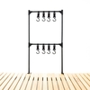 Léger pliant Camping batterie de cuisine étagère suspendue étagère Portable extérieur barbecue outil vêtements stockage cintre support support
