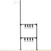 Léger pliant Camping batterie de cuisine étagère suspendue étagère Portable extérieur barbecue outil vêtements stockage cintre support support