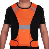Léger respirant Mesh Gilet réfléchissant haute visibilité Gilet de sécurité de vitesse pour Running Marche Cyclisme Jogging