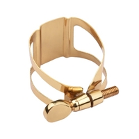 Ligature de saxophone de réglage à vis unique Muslady Ligature durable compacte pour saxophone ténor