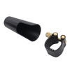 Ligature en cuir Attache Capuchon de Plastique pour Clarinette Bakélite Embouchure Durable