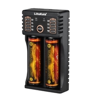 Liitokala Lii-202 Chargeur de batterie intelligent pour batteries rechargeables au lithium NiMH de 1, 2V / 3.7V / 3.2V / 3.85V AA / AAA 18650/18490/18350/16340/14500/10440