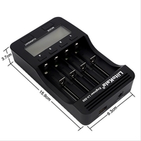 LiitoKala Lii-500 Intelligent Chargeur de Batterie Smart Chargeur w / 4 Batterie Slots LCD Affichage pour Ni-MH Ni-Cd Li-ion Rechargeable Batteries UE Plug